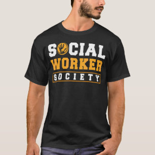 Schoolwerkmaand Sociale Arbeidsorganisatie T-shirt