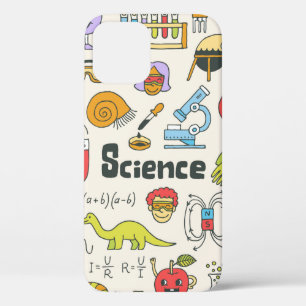 Schoolwetenschappen doedelen 1. Handgetrokken vint Case-Mate iPhone Case