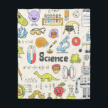 Schoolwetenschappen doedelen 1. Handgetrokken vint Fleece Deken<br><div class="desc">Schoolwetenschappen doedelen 1. Handgetrokken  illustratie.</div>