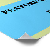 schoolzomerfestival , communautair festival poster (Hoek)