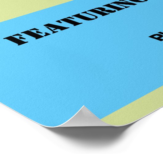 schoolzomerfestival , communautair festival poster (Hoek)