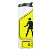 schoolzone thermosbeker (Gedraaid links)