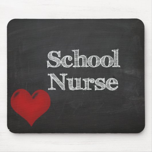 schoolzuster chalk board muispad muismat (Voorkant)