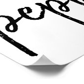 Schoolzuster Quote: kracht van een pepermunt Poster (Hoek)