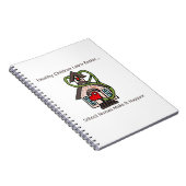 Schoolzuster-spiraallaptop. Notitieboek (Rechterzijde)