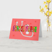 Schoolzusters en T-shirts Kaart (Gele Bloem)