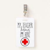 Schoolzustgang Badge (Voorkant met clip)