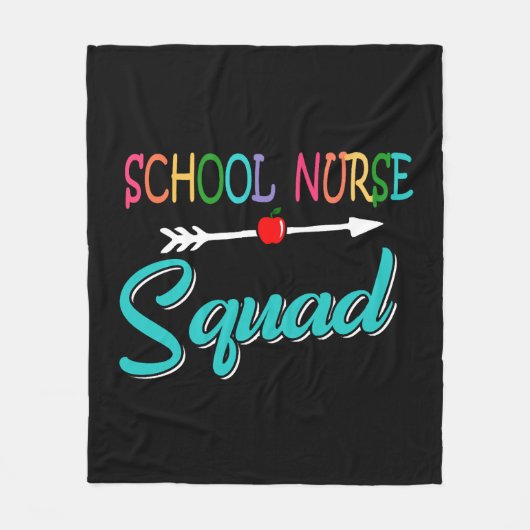 Schoolzustplein Fleece Deken (Voorkant)