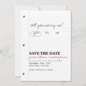 Schoolzweten Opslaan Datum Save The Date (Voorkant)