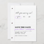 Schoolzweten Opslaan Datum Save The Date (Voorkant)