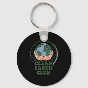Schoon aarde club - eco kids milieubadge sleutelhanger