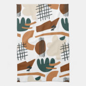 Schoon Abstract Boho Patroon | Modern Minimaal Theedoek (Verticaal)