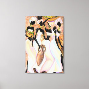 Schoon Afrikaans Vrouwen Canvasprint Kunst Schilde Canvas Afdruk
