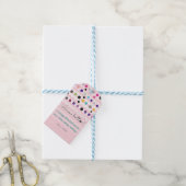 Schoon als een baby shower feestcadeau tag cadeaulabel (Met Touw)