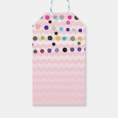 Schoon als een baby shower feestcadeau tag cadeaulabel (Achterkant)