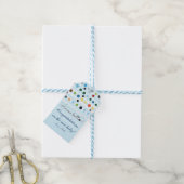 Schoon als een baby shower feestcadeau tag cadeaulabel (Met Touw)