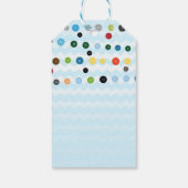 Schoon als een baby shower feestcadeau tag cadeaulabel (Achterkant)