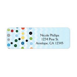 Schoon als een knop uitnodigingsstickers voor baby etiket