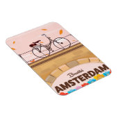 Schoon Amsterdam fiets reisposter. Magneet (Rechterzijde)