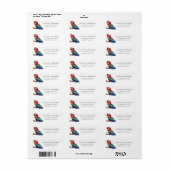 Schoon Ara Retouradreslabel Etiket (Full Sheet)