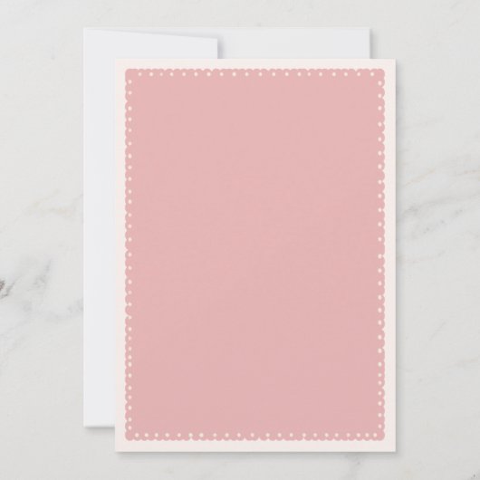 Schoon Ballerina Eenhoorn Stof Roze Meisje Verjaar Kaart (Achterkant)