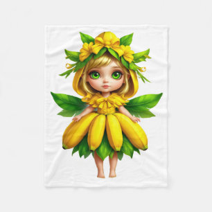 Schoon Banaan Fee Karakter Knus Vliesdeken Fleece Deken
