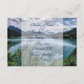 Schoon Bergmeer Trouwkaart Save the Date (Achterkant)