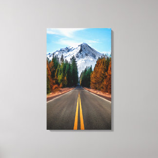 Schoon Bergweg Canvas Wandkunst voor Thuis D Afdruk