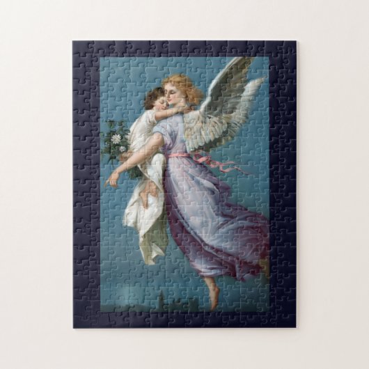 Schoon Beschermengel Schilderij Legpuzzel (Verticaal)