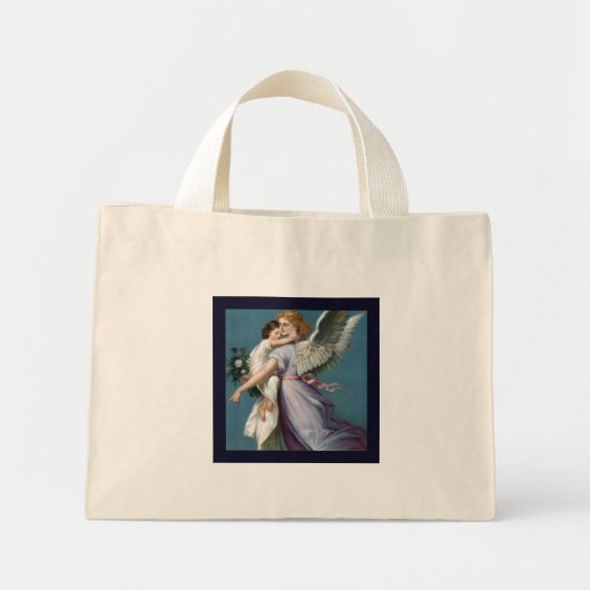 Schoon Beschermengel Schilderij Mini Tote Bag (Voorkant)