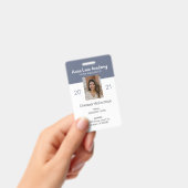 Schoon Blauw Homeschool Docenten ID Badge (Handheld)