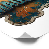 Schoon Blauw VERBEELD JE Poster (Hoek)