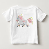 Schoon Bloem Fee Eenhoorn met Orchideeën (Achterkant)