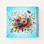 Schoon Bloem Ontwerp-58576 Notitieboek (Achterkant)