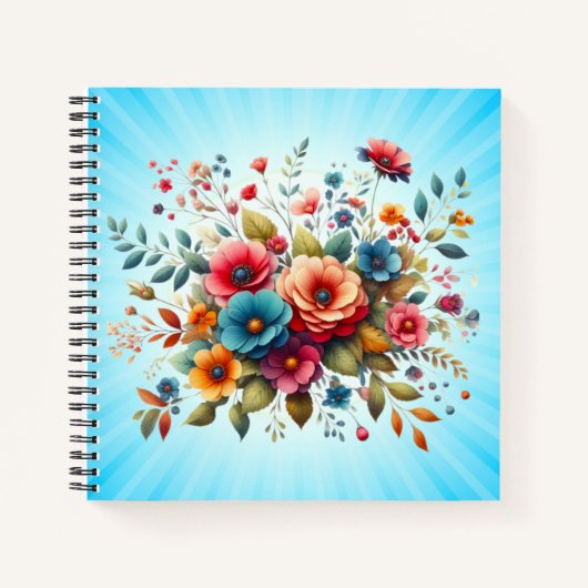 Schoon Bloem Ontwerp-58576 Notitieboek (Voorkant)