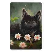 Schoon bloemendier klembord (Achterkant)