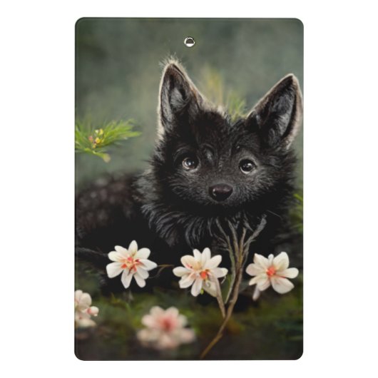 Schoon bloemendier klembord (Achterkant)