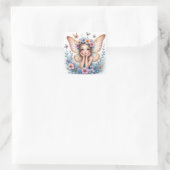 Schoon Bloemenkroon Fee Sticker (Tas)