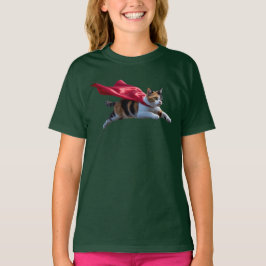 Schoon Calico Kat Superheld Kinderen T-shirt