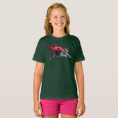 Schoon Calico Kat Superheld Kinderen T-shirt (Voorkant volledig)