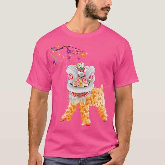 Schoon Chinese Leeuwendans T-shirt (Voorkant)
