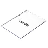 Schoon Code Schoon Verstand Minimalistische Indust Notitieboek (Linkerzijde)