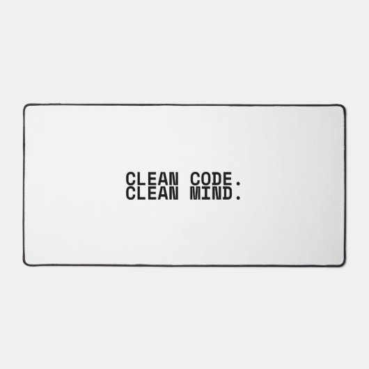 Schoon Code Schoon Verstand Minimalistische Tech B Bureaumat (Voorkant)