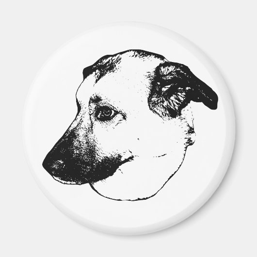 Schoon Contrast, Hond Magneet (Voorkant)