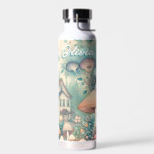 Schoon Cottage Kern Whimsical Dorp Gepersonaliseer Waterfles (Links)
