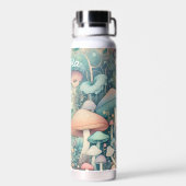 Schoon Cottage Kern Whimsical Dorp Gepersonaliseer Waterfles (Achterkant)
