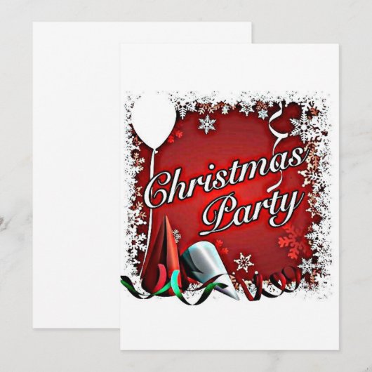 SCHOON DE FEESTDAGEN MET DE AMERIKAANSE CHRISTMAS- KAART (Voorkant / Achterkant)