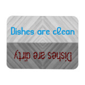 Schoon | Dirty Dishes Dishwasher Magneet (Horizontaal)