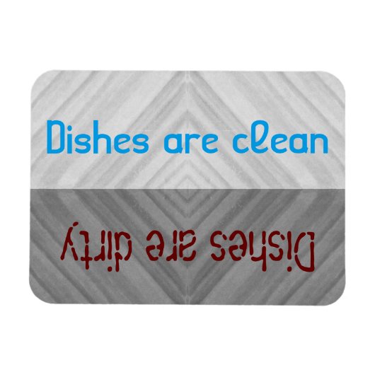 Schoon | Dirty Dishes Dishwasher Magneet (Horizontaal)