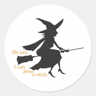 Schoon een toets ronde sticker